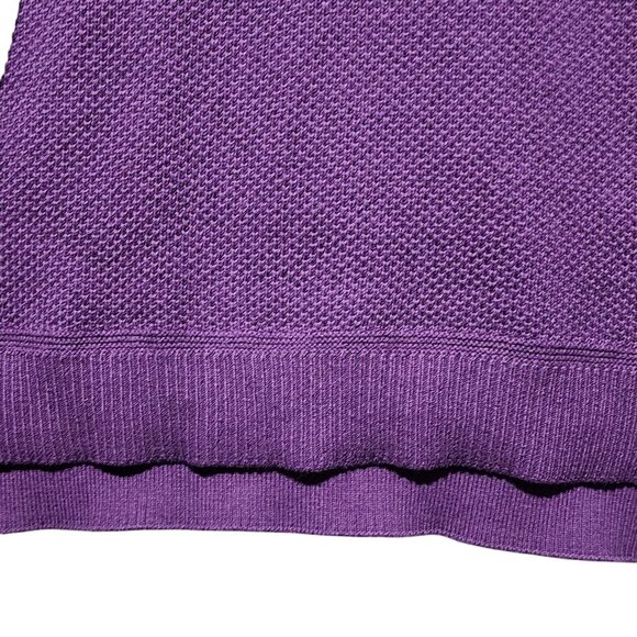 Time And Tru Womens Winter Warm Purple Knit Sweater Crewneck Cotton Blend Size M - Picture 7 of 13